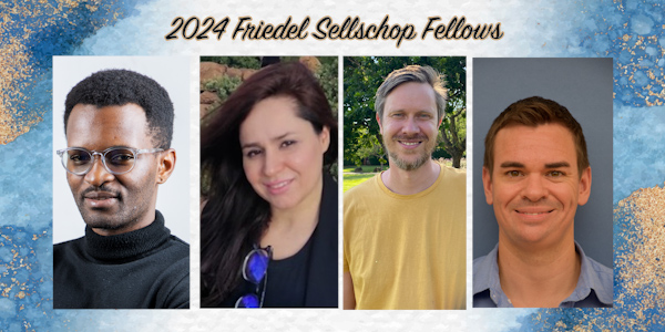 LtoR_Drs Isaac Nape, Saeideh Babaee, Ashley Coatesand Matt Noakes are the 2024 Friedel Sellschop Fellows_600x300